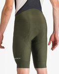 CASTELLI Cyklistické nohavice krátke s trakmi - COMPETIZIONE 2 - zelená