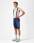CASTELLI Cyklistické nohavice krátke s trakmi - COMPETIZIONE 2 KIT - modrá
