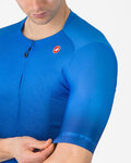 CASTELLI Cyklistický dres s krátkym rukávom - UPF - modrá