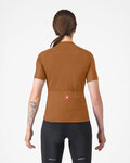 CASTELLI Cyklistický dres s krátkym rukávom - LIBERA 2 - hnedá