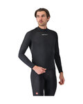 CASTELLI Cyklistické tričko s dlhým rukávom - FLANDERS 2 LONG - čierna