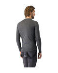 CASTELLI Cyklistické tričko s dlhým rukávom - MEDIO BASE LAYER - šedá