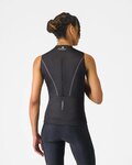 CASTELLI Cyklistický dres bez rukávov - ANIMA FLOW - čierna