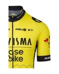 AGU Cyklistický dres s krátkym rukávom - REPLICA VISMA | LEASE A BIKE 2024 - žltá/čierna