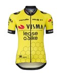 AGU Cyklistický dres s krátkym rukávom - REPLICA VISMA | LEASE A BIKE W 2024 - žltá/čierna