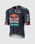SPORTFUL Cyklistický dres s krátkym rukávom - RED BULL BORA - HANSGROHE LIGHT - modrá