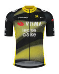 RAPIDGEAR Cyklistický dres s krátkym rukávom - VISMA TDF25 REPLICA JERSEY - žltá/čierna