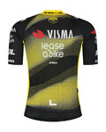 RAPIDGEAR Cyklistický dres s krátkym rukávom - VISMA TDF25 REPLICA JERSEY - žltá/čierna