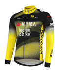RAPIDGEAR Cyklistický dres s dlhým rukávom letný - VISMA TDF25 REPLICA JERSEY - žltá/čierna