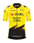 RAPIDGEAR Cyklistický dres s krátkym rukávom - REPLICA VISMA 2026 - žltá/čierna