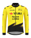 RAPIDGEAR Cyklistický dres s dlhým rukávom letný - REPLICA VISMA 2026 - žltá/čierna