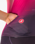 CASTELLI Cyklistická kombinéza - FREE SANREMO 3 - ružová/bordová