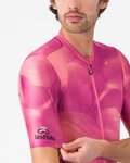 CASTELLI Cyklistický dres s krátkym rukávom - GIRO ESPRESSO - ružová