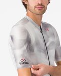 CASTELLI Cyklistický dres s krátkym rukávom - GIRO ESPRESSO - šedá