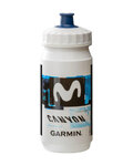 TACX Cyklistická fľaša na vodu - MOVISTAR 2025 - biela/čierna