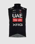 PISSEI Cyklistická vesta - UAE TEAM EMIRATES - XRG 2025 OFFICIAL WATERPROOF - čierna