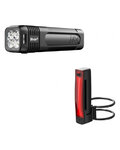 KNOG set svetiel - BLINDER PRO 700/PLUS 20 - čierna/červená