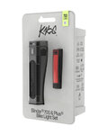 KNOG set svetiel - BLINDER PRO 700/PLUS 20 - čierna/červená