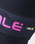 ALÉ Cyklistické nohavice dlhé bez trakov - PR-R MILD TIGHTS - čierna/ružová