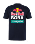 RED BULL Cyklistické tričko s krátkym rukávom - RED BULL BORA HANSGROHE - modrá