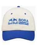 RED BULL Cyklistická čiapka - RED BULL BORA HANSGROHE - biela/modrá