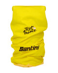 SANTINI Cyklistický nákrčník - TOUR DE FRANCE - NECK WARMER - žltá