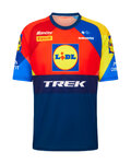 SANTINI Cyklistický dres s krátkym rukávom - LIDL TREK 2025 - viacfarebná