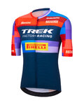 SANTINI Cyklistický dres s krátkym rukávom - TREK FACTORY RACING 2025 - viacfarebná