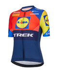 SANTINI Cyklistický dres s krátkym rukávom - LIDL TREK 2025 - viacfarebná