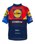 SANTINI Cyklistický dres s krátkym rukávom - LIDL TREK 2025 - viacfarebná