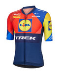 SANTINI Cyklistický dres s krátkym rukávom - LIDL TREK 2025 - viacfarebná