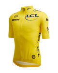 SANTINI Cyklistický dres s krátkym rukávom - TOUR DE FRANCE - YELLOW JERSEY - žltá