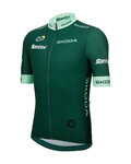 SANTINI Cyklistický dres s krátkym rukávom - TOUR DE FRANCE - GREEN JERSEY - zelená