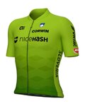 ALÉ Cyklistický dres s krátkym rukávom - SLOVENIAN FEDERATION PRIME 2024 - zelená