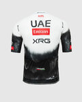 PISSEI Cyklistický dres s krátkym rukávom - UAE TEAM EMIRATES 2025 REPLICA - biela/čierna
