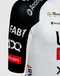 PISSEI Cyklistický dres s krátkym rukávom - UAE TEAM EMIRATES - XRG 2026 REPLICA - biela/čierna/červená