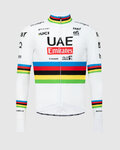 PISSEI Cyklistický dres s dlhým rukávom zimný - UAE TEAM EMIRATES 2024 - viacfarebná