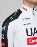 PISSEI Cyklistický dres s dlhým rukávom letný - UAE TEAM EMIRATES - XRG 2026 REPLICA - biela/červená/čierna