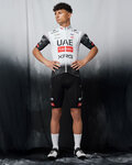 PISSEI Cyklistická vesta - UAE TEAM EMIRATES 2025 - biela/čierna