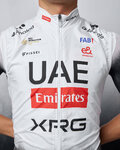 PISSEI Cyklistická vesta - UAE TEAM EMIRATES 2025 - biela/čierna