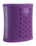 COMPRESSPORT potítka - 3D.DOTS - fialová/biela