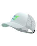 COMPRESSPORT Cyklistická čiapka - TRUCKER CUP - biela/modrá/zelená