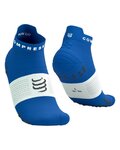 COMPRESSPORT Cyklistické ponožky členkové - PRO RACING SOCKS V4.0 RUN - modrá