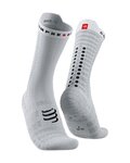 COMPRESSPORT Cyklistické ponožky klasické - PRO RACING SOCKS V4.0 ULTRALIGHT BIKE - šedá