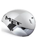 MET Cyklistická prilba - CODATRONCA - biela/strieborná