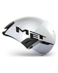 MET Cyklistická prilba - CODATRONCA - biela/strieborná