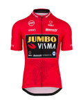 AGU Cyklistický dres s krátkym rukávom - JUMBO-VISMA 2019 - červená