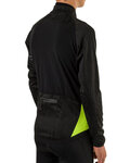 AGU Cyklistická zateplená bunda - ESSENTIAL HIVIS WNT - žltá/čierna