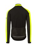 AGU Cyklistická zateplená bunda - WINTER ESSENTIAL - čierna/žltá
