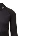 AGU Cyklistické tričko s dlhým rukávom - WINTER WIND BREAKER - čierna